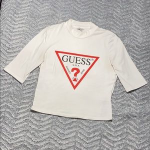 Woman’s guess half sleeve shirt